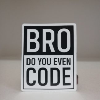 bro do you even code sticker | codemonzy.com