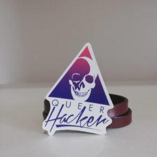 Queer Hacker Sticker | codemonzy.com