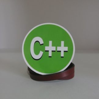 C++ Yeşil Sticker | codemonzy.com