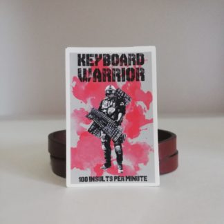 Keyboard Warrior Sticker | codemonzy.com