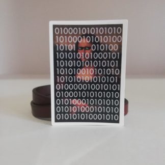mona lisa binary sticker | codemonzy.com