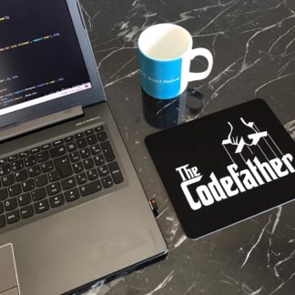 The CodeFather Mouse Pad | codemonzy.com